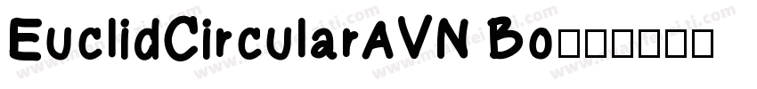 EuclidCircularAVN Bo字体转换